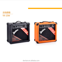 Amplificateur de guitare électrique Deviser YX-15W 15W brillant orange/noir pour guitares acoustiques/électriques – Accessoires de gros fabriqués