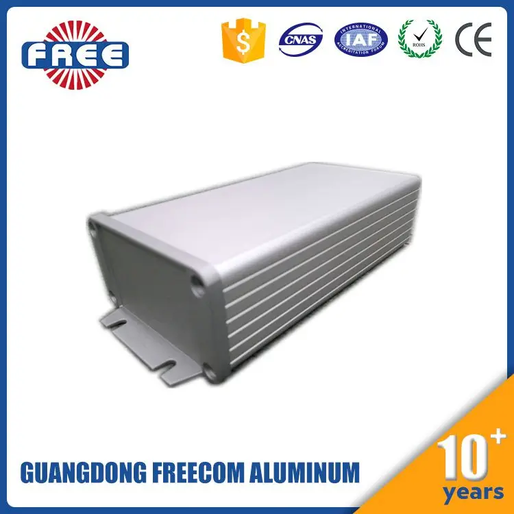 Personalizado de extrusión de aluminio carcasa para electrónica/perfil de aluminio Controlador LED caja de