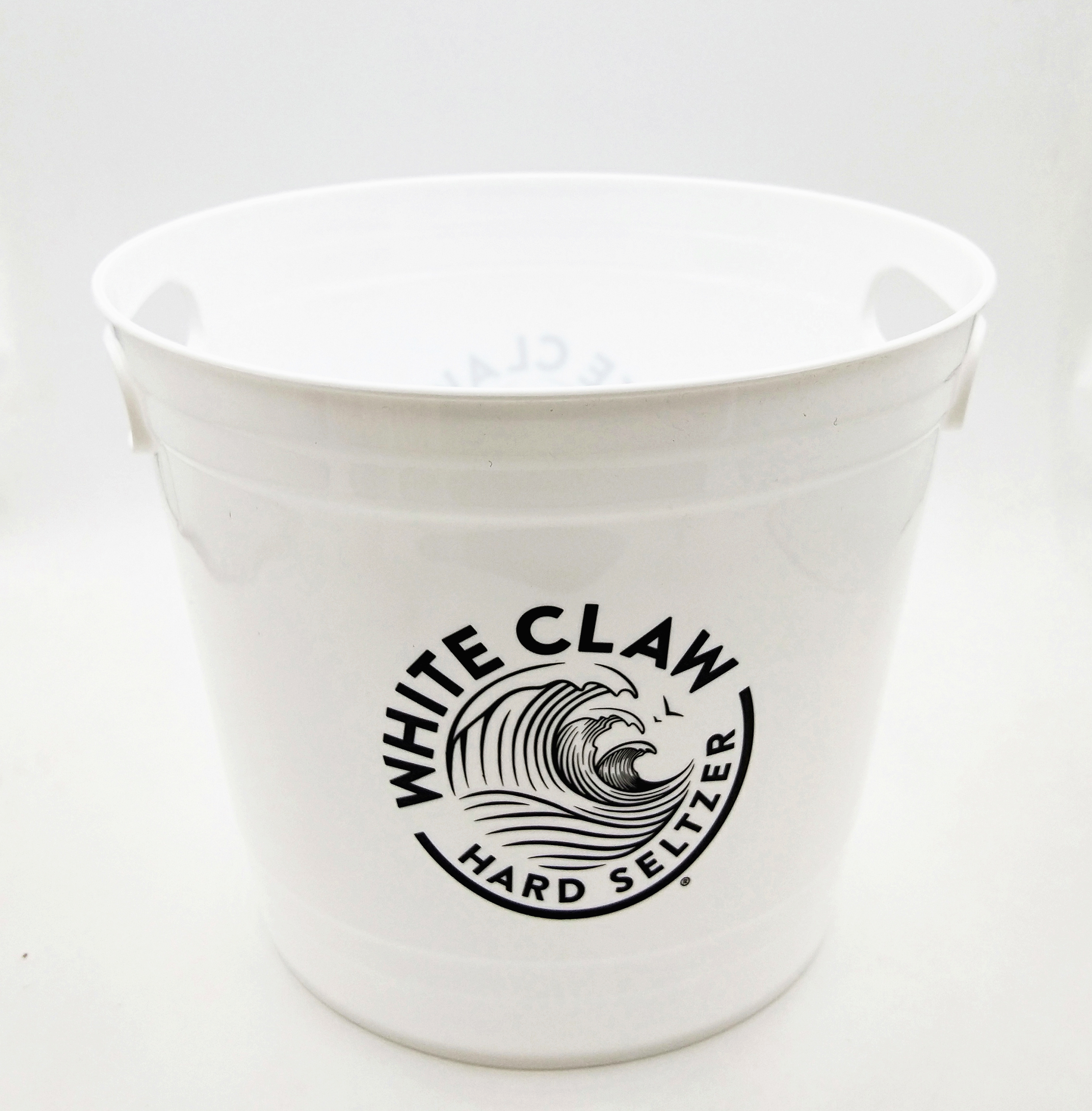 Ведро для пива и льда White Claw, 6 л, для бара, Карибского белого цвета, диаметр 8 3/8 дюйма H x 9 7/8 дюйма