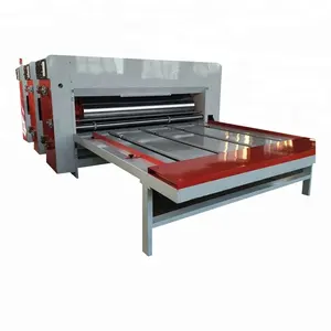 Chain feeder paper printing slotting and die cutting for corrugated box machine 1200*2400mm