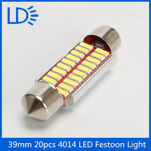 Auto de la lámpara 39mm 20SMD 4014 led <span class=keywords><strong>car</strong></span> techo luz superior - Product Image 1