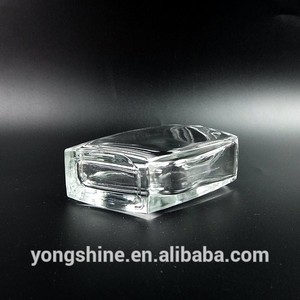 nouveau design 2015 aplatie bouteille diffuseur tubulaire en verre clair - Product Image 5