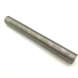<span class=keywords><strong>Tube</strong></span> filtrant <span class=keywords><strong>perforé</strong></span> en acier inoxydable / tuyau <span class=keywords><strong>perforé</strong></span> / cylindre métallique au prix d'usine - Product Image 1