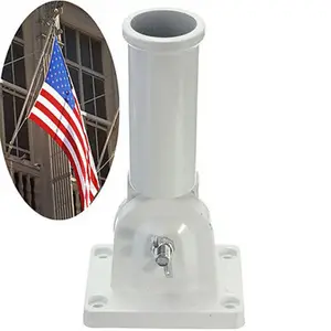 Hot Bán Durable Bracket, Cờ Cực Gắn Điều Chỉnh Bracket Nhôm Flagpole Bracket