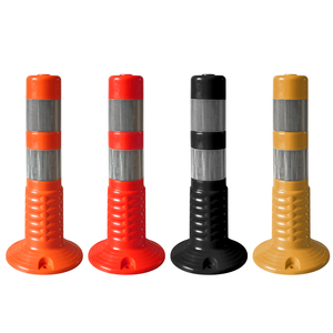 H45CMM Delineador de bolardo flexible Poste de advertencia de PU para aplicación en carretera - Product Image 1