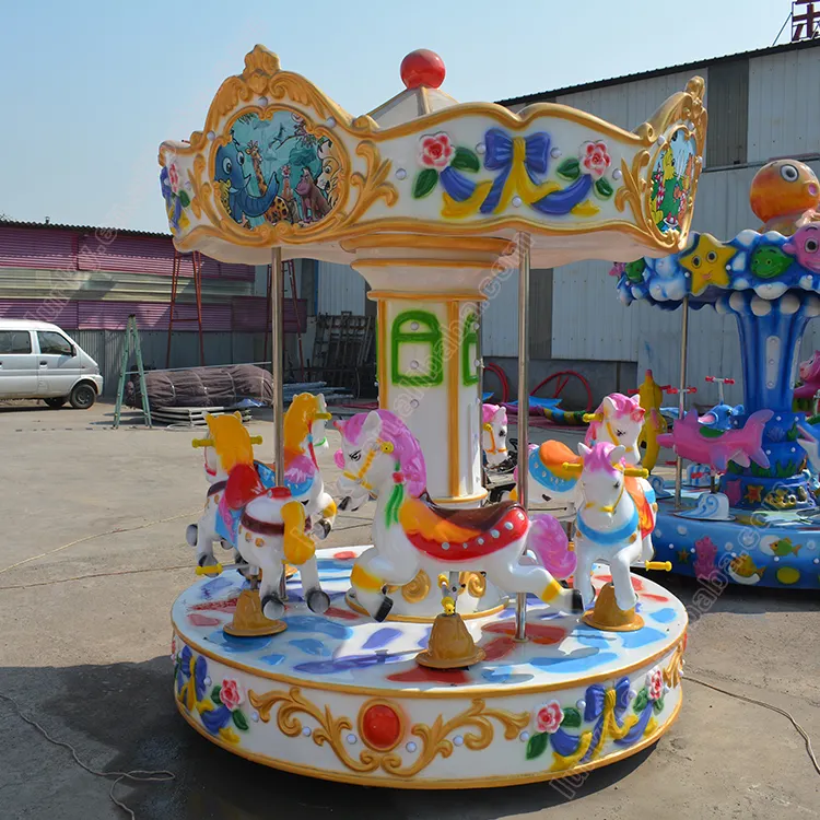 Attrezzature del parco di divertimenti commerciale bambini carosello di carnevale giro utilizzato merry go round cavallo per la vendita