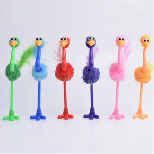 Étudiant Aléatoire Couleur Creative Stylos Autruche Cadeau de Bande Dessinée Stylo À Bille - Product Image 1