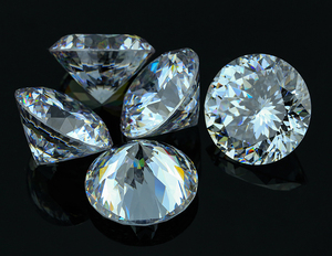 Synthetic Gemstone / White <strong>Zircon</strong> / Big <strong>Cubic</strong> Zirconia Stone - Product Image 5