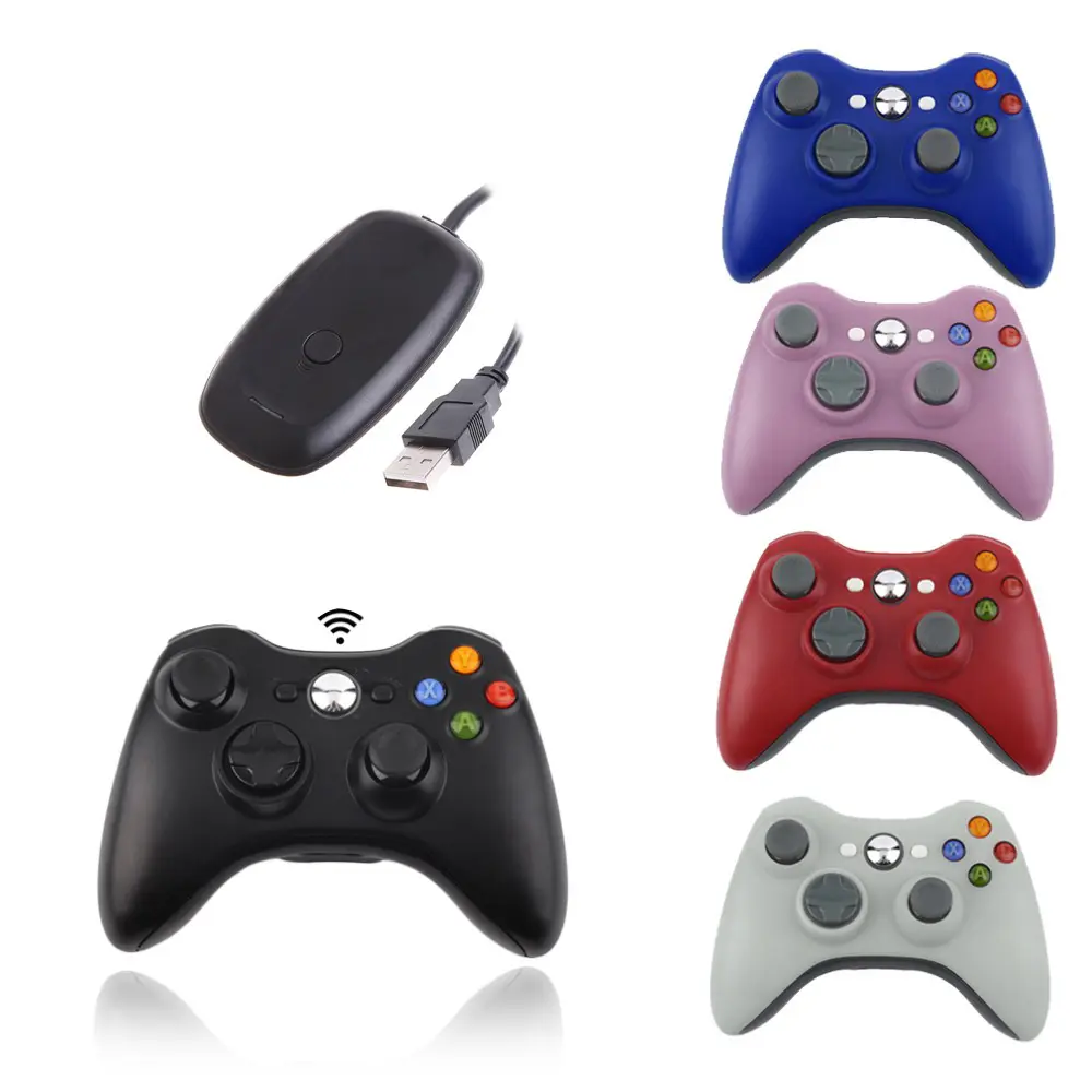 For Xbox 360 Controller 2.4G Wireless Controller for Xbox 360/PC/Windows Gamepad With Wireless Receiver