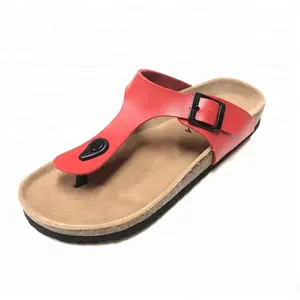 Commercio all'ingrosso di Nizza Qualità e Buon Prezzo di Uomini e Donne di Base ma Classico di Estate Flip-Flop <span class=keywords><strong>Sandali</strong></span> Infradito <span class=keywords><strong>con</strong></span> Tappo In <span class=keywords><strong>Sughero</strong></span> Del Piede-letto - Product Image 1