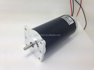 60ZYT03 60 V motor eléctrico de corriente continua, con doble eje y NEMA 23 brida cuadrada - Product Image 1