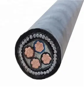 4X25mm, 4X35mm, 4X50mm 4X70mm 0.6/1kV Steel Wire Armored Cable 4 core SWA Armored