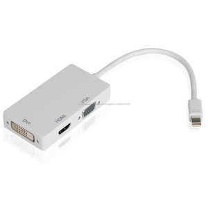 <span class=keywords><strong>Mini</strong></span> Display Port/DP để VGA/<span class=keywords><strong>HDMI</strong></span>/<span class=keywords><strong>DVI</strong></span> Adapter Đối Với Macbook Pro Air <span class=keywords><strong>Mac</strong></span> - Product Image 1