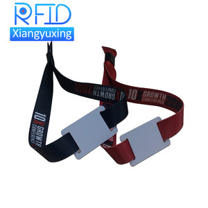 One time use F08 Chip bracelet <span class=keywords><strong>NFC</strong></span> Fabric Sticker for Festival/concert - Product Image 1