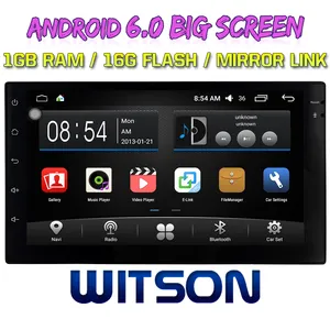 Witson الروبوت 6.0 شاشة كبيرة car dvd ل العالمي مزدوجة الدين مع قصيرة 1 جرام rom 16 جيجابايت rom wifi الخارجية dsp صندوق pip