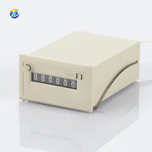 New type Mask machine counter CSK6-NKW DC24V 12V AC 110V 220V 6 Digit Push Button Reset Electromagnetic machine Counter Meter