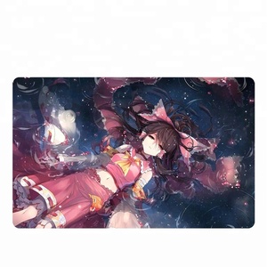 Alfombrilla de ratón personalizada de alta calidad Anime Girl, alfombrilla de ratón con borde de bloqueo grande extendida Oem - Product Image 1