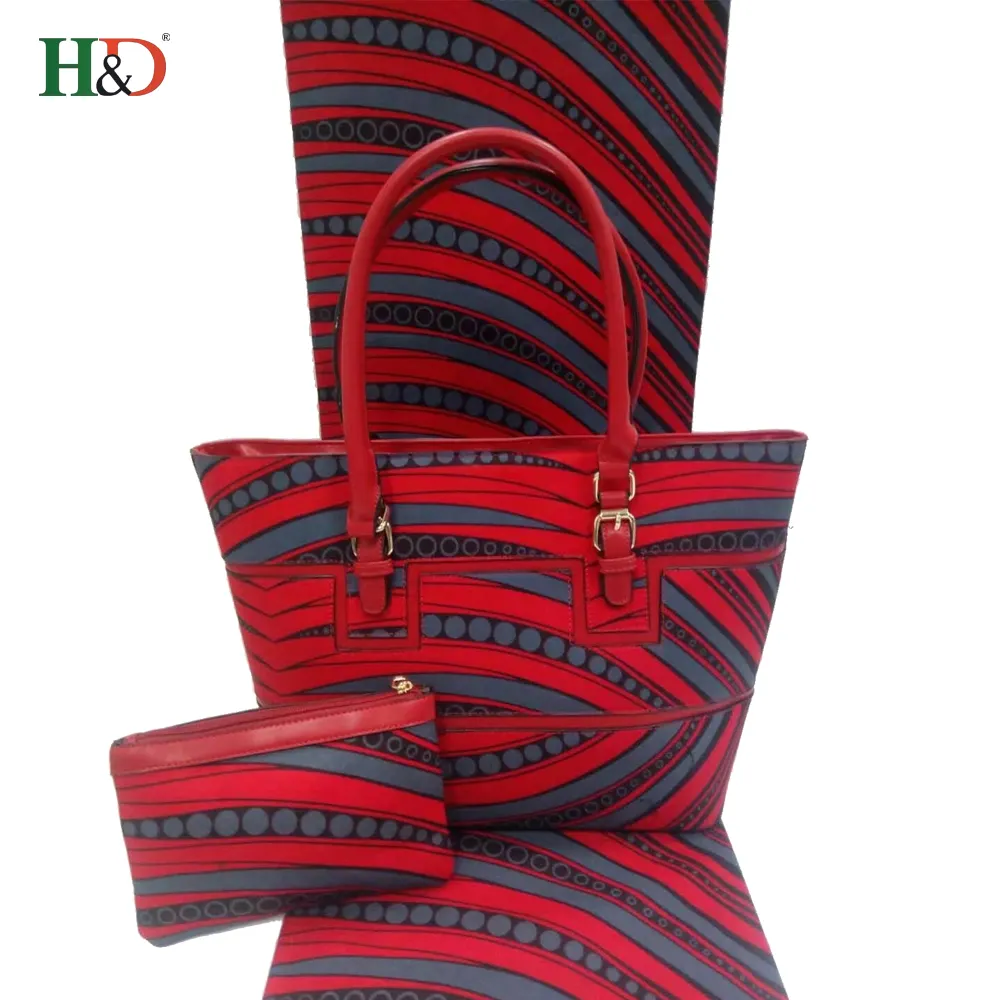 H & D Горячая Африканский Воск для печати батик принт ткани Стандартный размер хлопок сумка для продажи