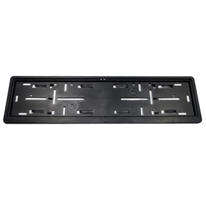 Soporte de placa de matrícula de plástico negro de tamaño europeo y país de Oriente Medio para <span class=keywords><strong>coche</strong></span> - Product Image 2