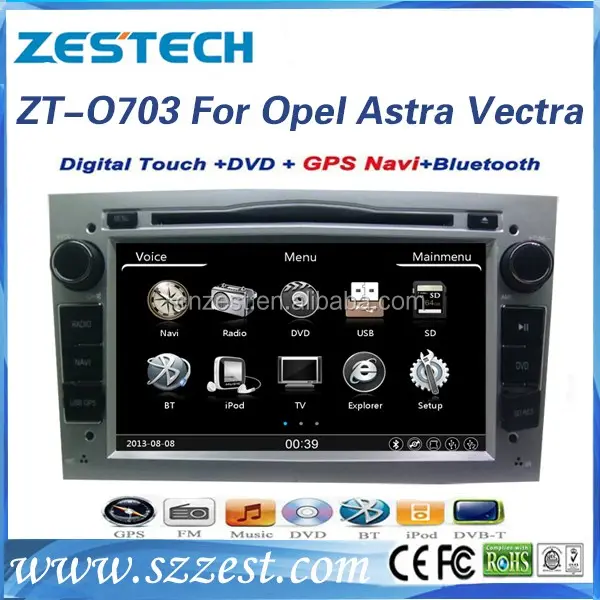 Windows CE 6.0 del sistema 7 pollice 2 din gps dell'automobile per Opel Zafire/Vectra/Astra autoradio con monitor dell'automobile DVD GPS Radio AM/FM Audio