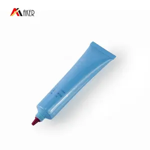 Nueva popularidad LDPE Cosmet Print plástico telescópico 150Ml tapa de tornillo Hair Carel tubos cosméticos suaves con venta al por mayor de alta calidad