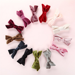 Schoolgirl Velvet Elastic Hairband Hair Accessories Custom <strong>Baby</strong> <strong>Headband</strong> - Product Image 6