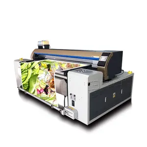 Belt type digital direct to garment printer for cotton fabric textile with four industrial 3200dpi printheads