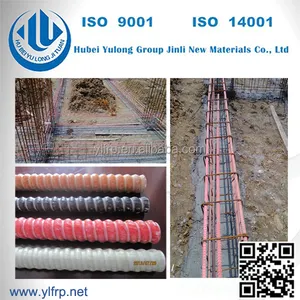 Concrete Reinforcement FRP Reinforced Bar Fully Threaded