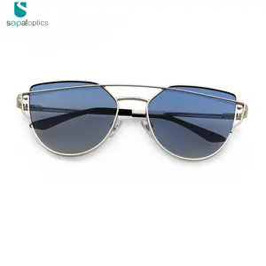 Top selling on internet cat eye fashion sunglasses polarized women sun glasses