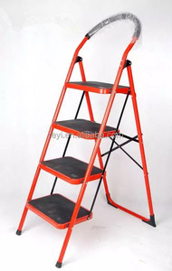 Sơn tĩnh điện <span class=keywords><strong>4</strong></span> bước thép an toàn bậc thang với lan can - Product Image 5