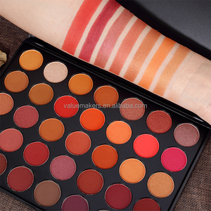 Palette de maquillage professionnel pour les yeux, fard à paupières disponible dans 35 couleurs, bon marché, vente en gros, nouvelle collection - Product Image 1