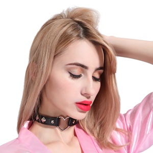 Collier de Bondage en cuir pour adulte, bijoux, jouets sexuels, vente en gros, - Product Image 2