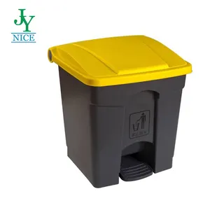 30L 45L 68L 87L Outdoor Street Dustbin HotelキッチンPlastic ppフットペダル耐火Garbage Waste容器