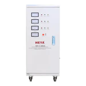 100% copper Three Phase 10kva 15kw 20kva 30kva Servo Motor Voltage Stabilizer With Winding Copper