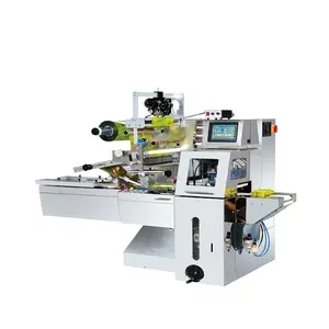 Manufacturer Full Servo Drive Dumpling Flow Wrapper Machine for Food Packing Machine China Bag Making Hot Sealer Reciprocating