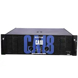 Boutum CA-18 8 ohm stereo 1100W Professional Audio 2 Channel Power Amplifier