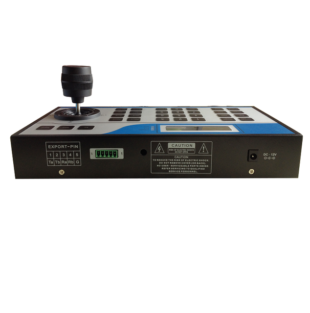 High Performance / Price Ratio 3 Axises Joystick PTZ Controller Keyboard. Support Pelco-P/D Protocol;1200bps;2400bps,4800bp