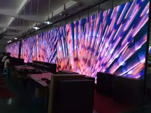 P4.81 led الفيديو الجدار شاشة lcd الشاشة مع 1080 وعاء lvp605s magnite الدائري