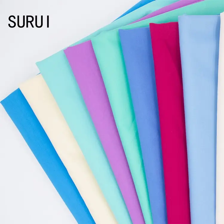 China textile company spun polyester /modal blended shirting fabric