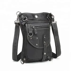 Sac de poitrine en cuir pour hommes design cool Offre Spéciale