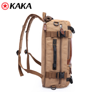 Factory Best Seller Outdoor <strong>Rucksack</strong> <strong>Camping</strong> Travel Black Canvas Men Hiking Travel Custom Laptop Backpack - Product Image 6