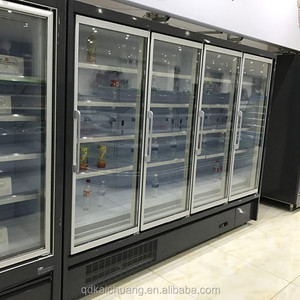 Porte en verre commerciale congélateur vertical vitrine <span class=keywords><strong>armoire</strong></span> pour supermarché - Product Image 3