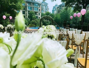 Đồ Bọc Lưng Ghế Bằng Vải Voan Chiavari Drape Cho Tiệc Cưới - Product Image 4