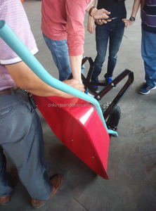 यूरो बाजार 80L जस्ती ट्रे व्हील बैरो/एकल wheelbarrow - Product Image 4
