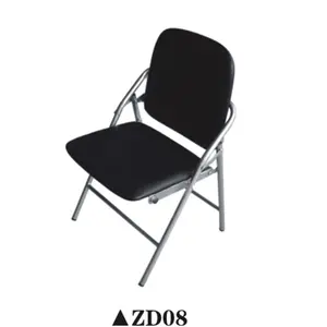 Venta al por mayor, sillas plegables usadas oración musulmana marco de acero silla plegable ZD08
