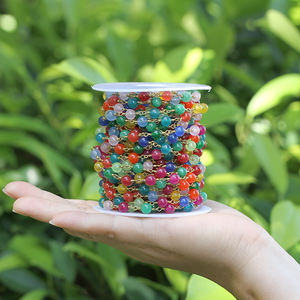 Nuova <span class=keywords><strong>Collana</strong></span> 2025 con Perle di Giada Malese Colorate Lisce Rotonde da 6mm, <span class=keywords><strong>Catena</strong></span> Avvolta a Filo, Modello OEM 01556 - Product Image 6