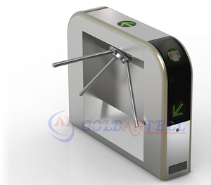 Thẻ thông minh thiết kế bằng thép không gỉ cửa nắp hai chiều tự động cơ cửa hàng rào <span class=keywords><strong>turnstile</strong></span> cho hệ thống hàng rào an toàn - Product Image 3