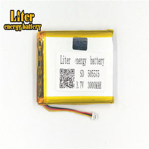 Plugue 1.0-<strong>3</strong> P <strong>3</strong>.7 505575 mAh 3000 V Recarreg&aacute;vel LiPo battery solar Lithium Battery Li-ion polymer with PCM - Product Image 2