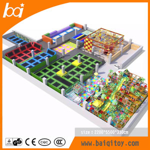 ศูนย์แทรมโพลีนซุปเปอร์ฟลาย แอโรบอล สวนสนุกแทรมโพลีน พร้อมสนามแข่งขันลูกบอลนินจาสุดเร้าใจ - Product Image 2