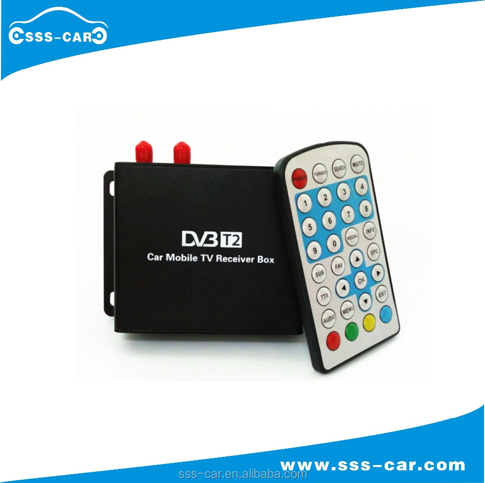 160 км/ч DVB-T2 автомобильный цифровой тв приемник с двойным тюнером